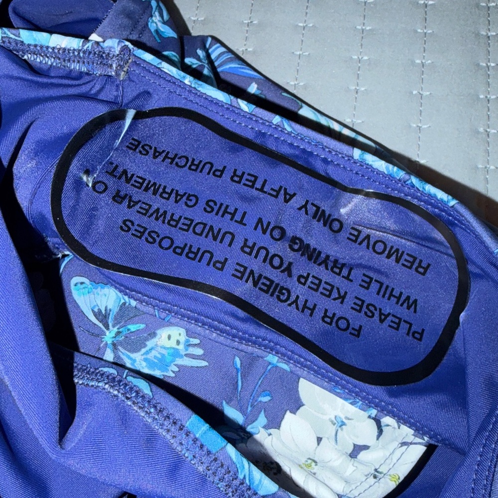 Kobi Halperin Princess One Piece Bathing Suit in Blue Floral Print NWT - Picture 9 of 9